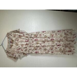 Indigo Rose 2XL Dress Floral Ruffles Coastal Cowgirl Maxi